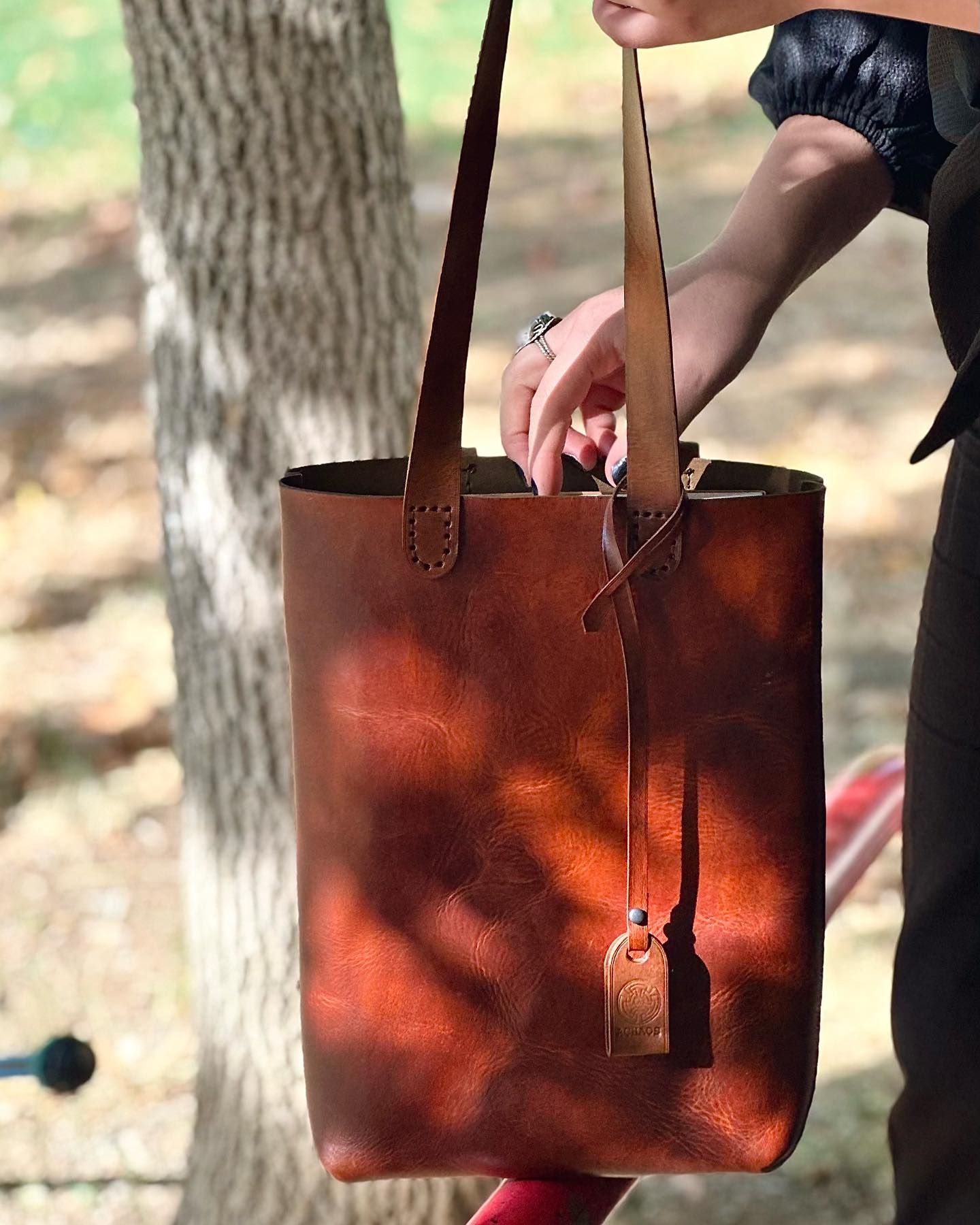 Handcrafted Leather Tote Bag