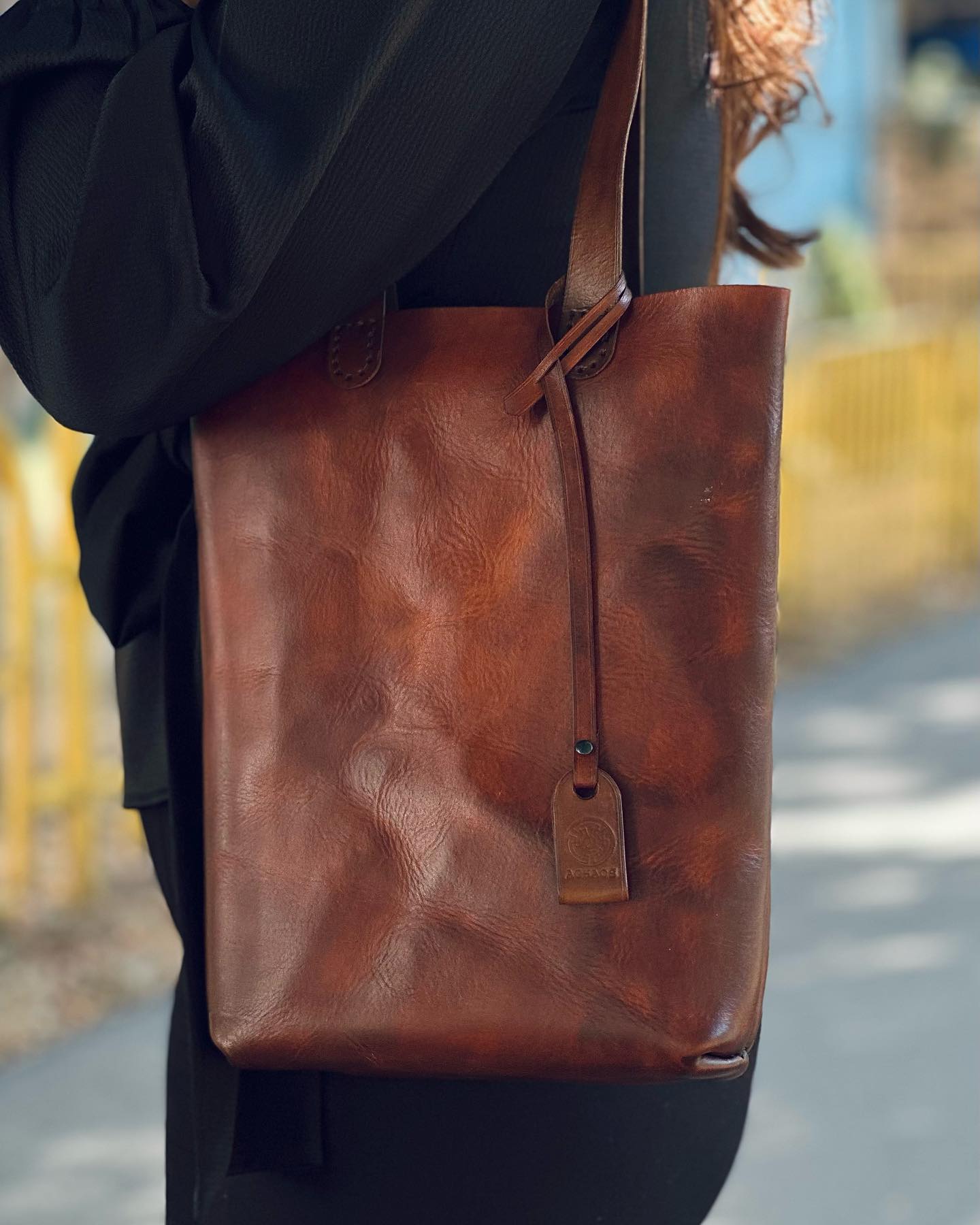 Handcrafted Leather Tote Bag