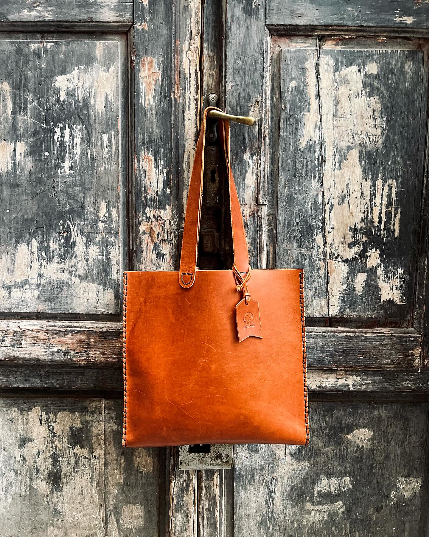 Handcrafted Leather Tote Bag