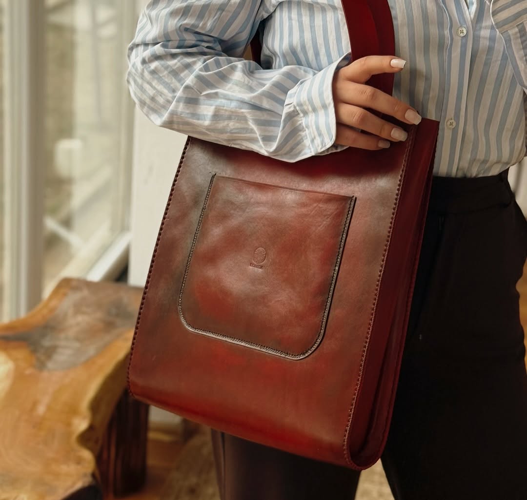 Handcrafted Leather Tote Bag