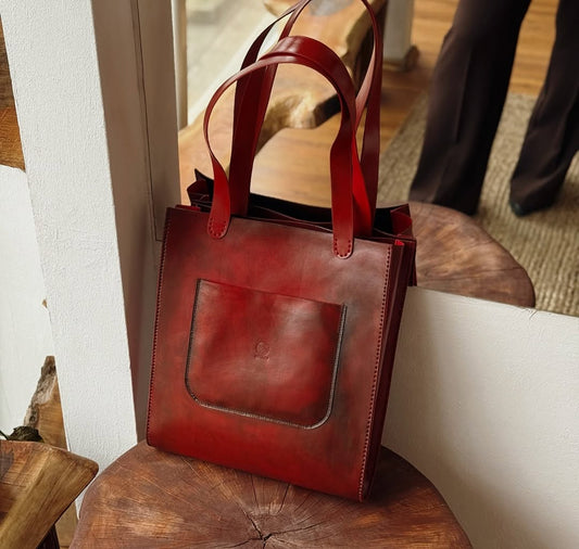 Handcrafted Leather Tote Bag