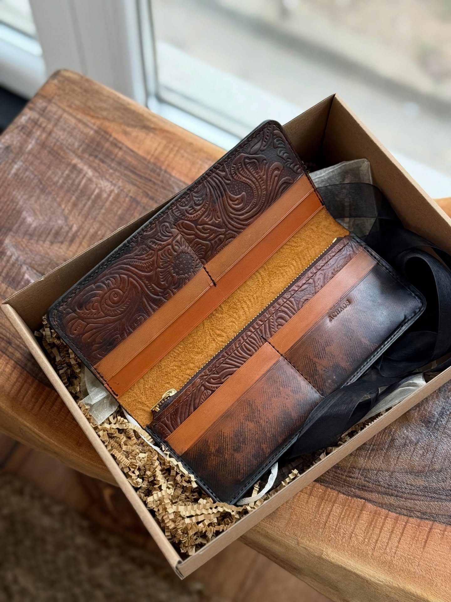 Handcrafted Bi-Fold Leather Wallet