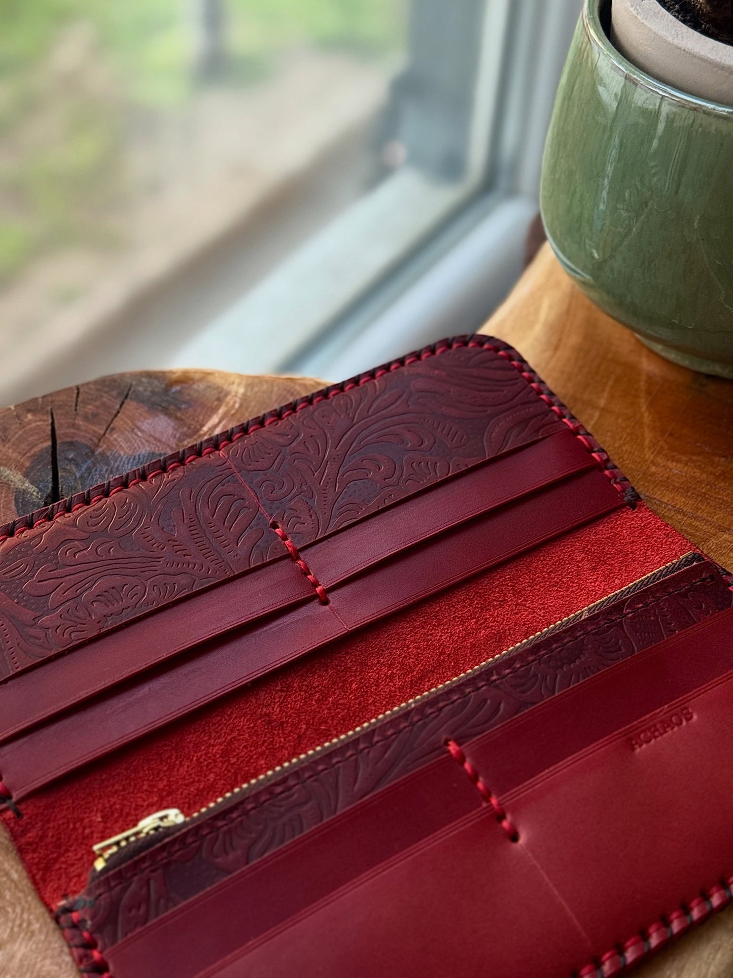 Handcrafted Bi-Fold Leather Wallet