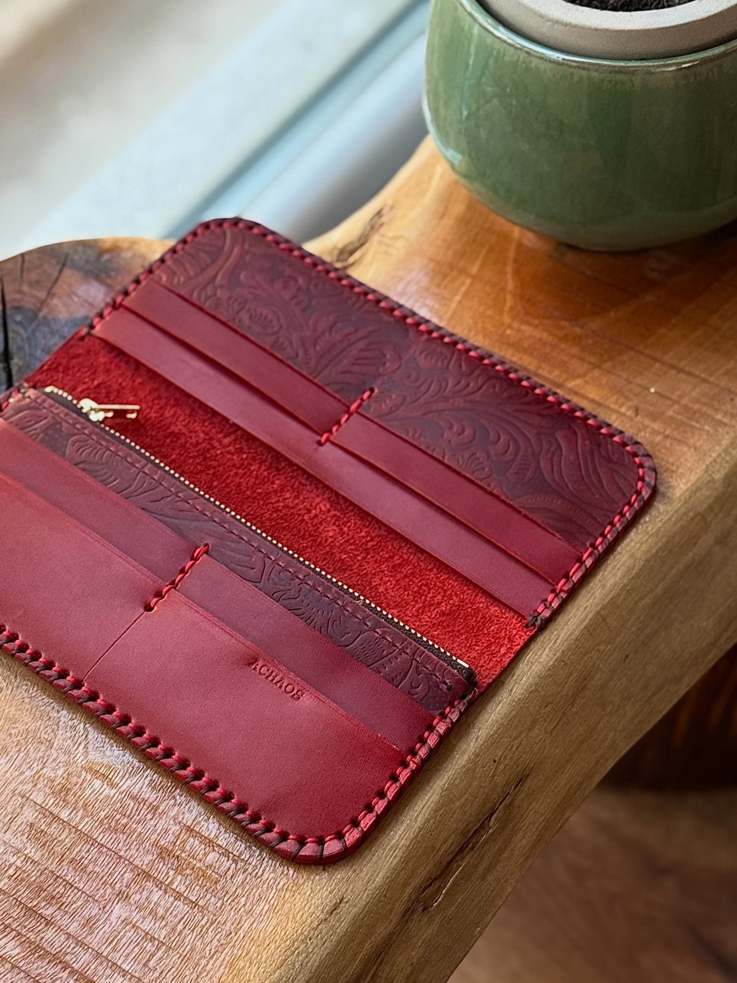 Handcrafted Bi-Fold Leather Wallet