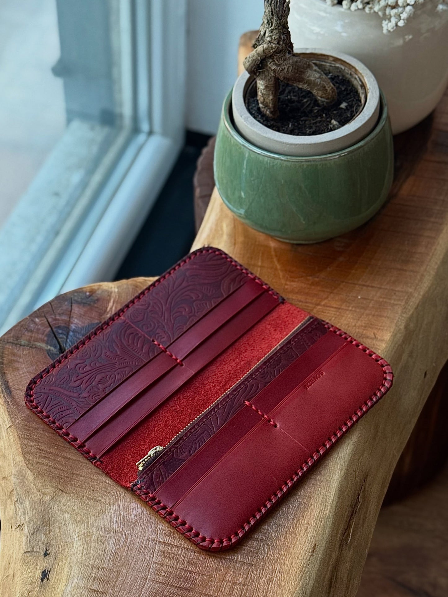 Handcrafted Bi-Fold Leather Wallet